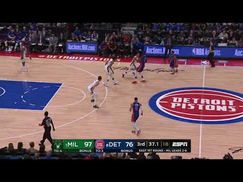 Ish Smith All Game Actions 04/20/2019 Milwaukee Bucks vs Detroit Pistons Highlights