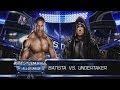 WWE 2K14 30 Years Of WrestleMania Batista Vs Undertaker