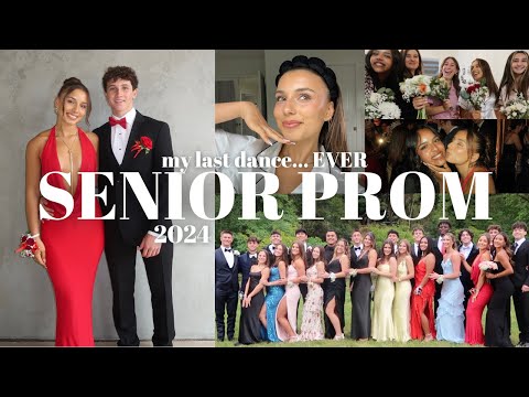 SENIOR PROM 2024 || 6AM workout, GRWM, + vlog!! (lots of fun, chaos, and some tears)