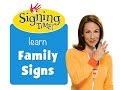 Family Signs From The Signing Time Online Class