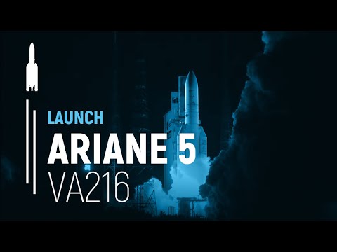 Flight VA216 – ASTRA 5B / Amazonas 4A | Ariane 5 Launch | Arianespace