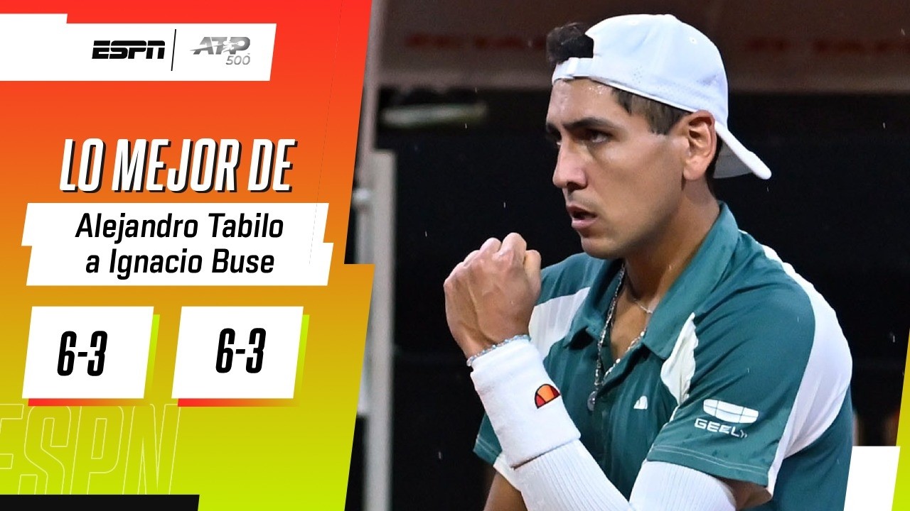 ¡PRIMERA FINAL DE ATP 500 PARA TABILO! EL CHILENO VENCIÓ A BUSE Y VA POR EL TÍTULO EN RÍO | RESUMEN
