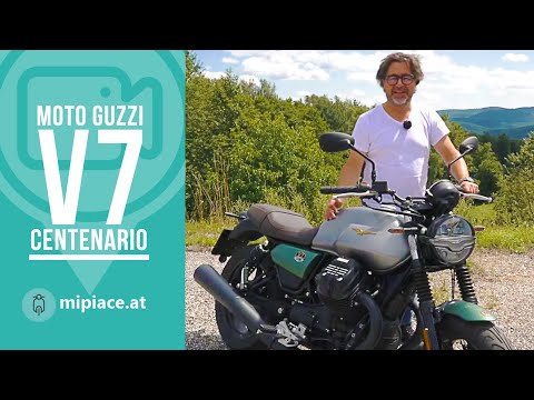 Test der brandneuen Moto Guzzi V7 Centenario (2021)