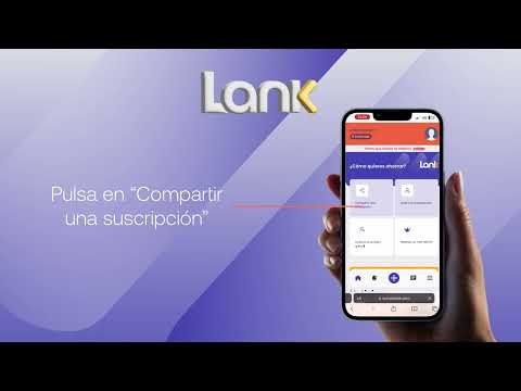 ¿Cómo comparto una suscripción de Netflix en Lank?