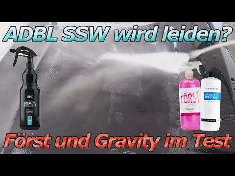 Will ADBL Synthetic Spray Wax hold up? Först and Gravity 1:10 as pre-cleaners compared