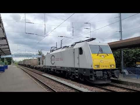 Roubaix: freight train (Euro Cargo Rail). Locomotive nr. E 186 169-9