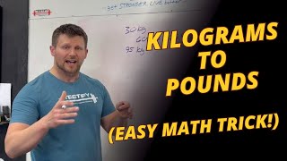 Convert Kilograms to Pounds Quick & Easy (Math Trick & Examples)