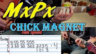 How To Play "Chick Magnet" by MxPx - Guitar Lesson (with guitar tab!)