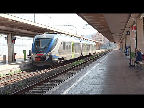 Minuetto Elettrico 051 in arrivo a Palermo Centrale da Caltanissetta Xirbi!