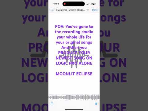 NEW ORIGINAL SONG! First time PRODUCING #music #songwriter #pianist #producer