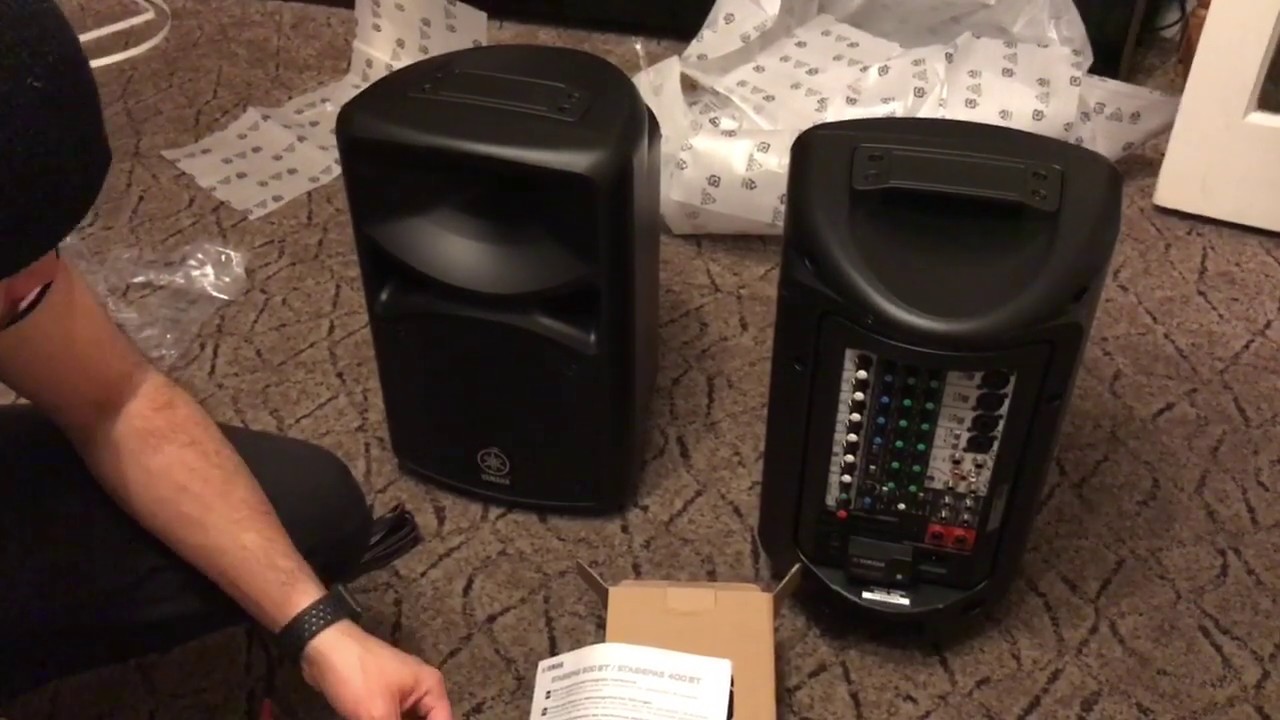 video Loa karaoke di động Yamaha Stagepas 400BT chính hãng 0