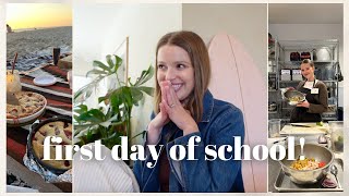 VLOG: first day of culinary classes + a weekend alone!