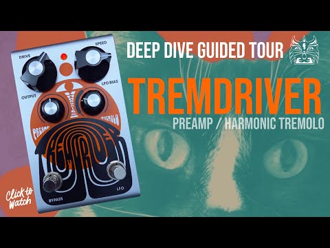 KittycasterFX Tremdriver Preamp / Harmonic Tremolo Mint w/Box image 7