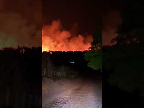 Grande incêndio atinge região de Tuntum-MA