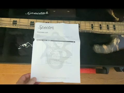 Spector USA Custom Shop NS 5XL Unboxing