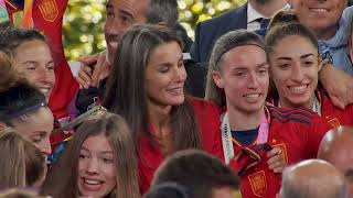 Doña Letizia y su hija Doña Sofía, asisten a la final de la “Copa Mundial Femenina de la FIFA Australia & Nueva Zelanda 2023”