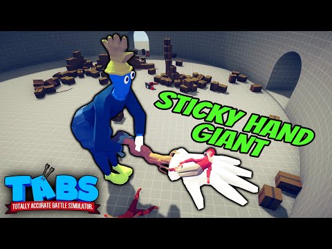 ✋Sticky Hand Giant vs EVERY FACTION - Totally Accurate Battle Simulator TABS Mod Egypt Update