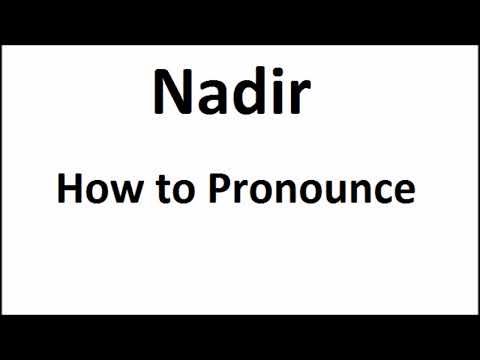 How to pronounce Nadir||How to say Nadir||Nadir Pronunciation||ABDictionary