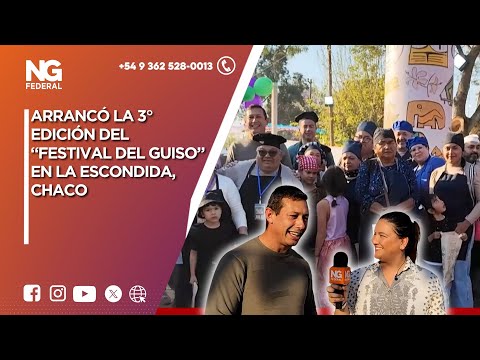 NGFEDERAL  -  ARRANCÓ LA 3° EDICIÓN DEL “FESTIVAL DEL GUISO”