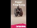 Paper King Kong Origami King Kong 3D