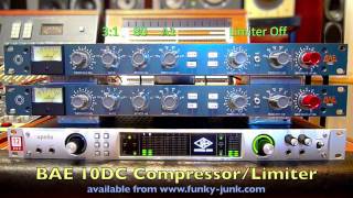 Video thumbnail for BAE 10DC Compressor/Limiter - Rock Drums by Funky Junk