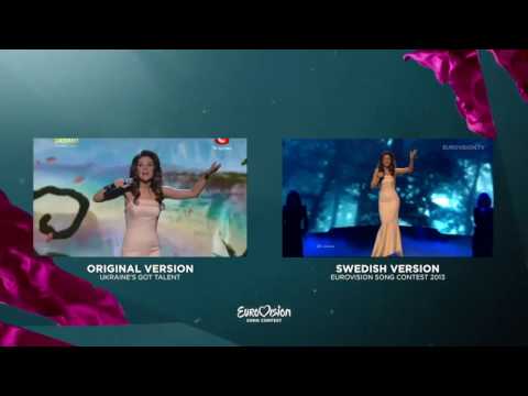 Eurovision 2013: Zlata Ognevich - Gravity (Original Graphics vs Eurovision)