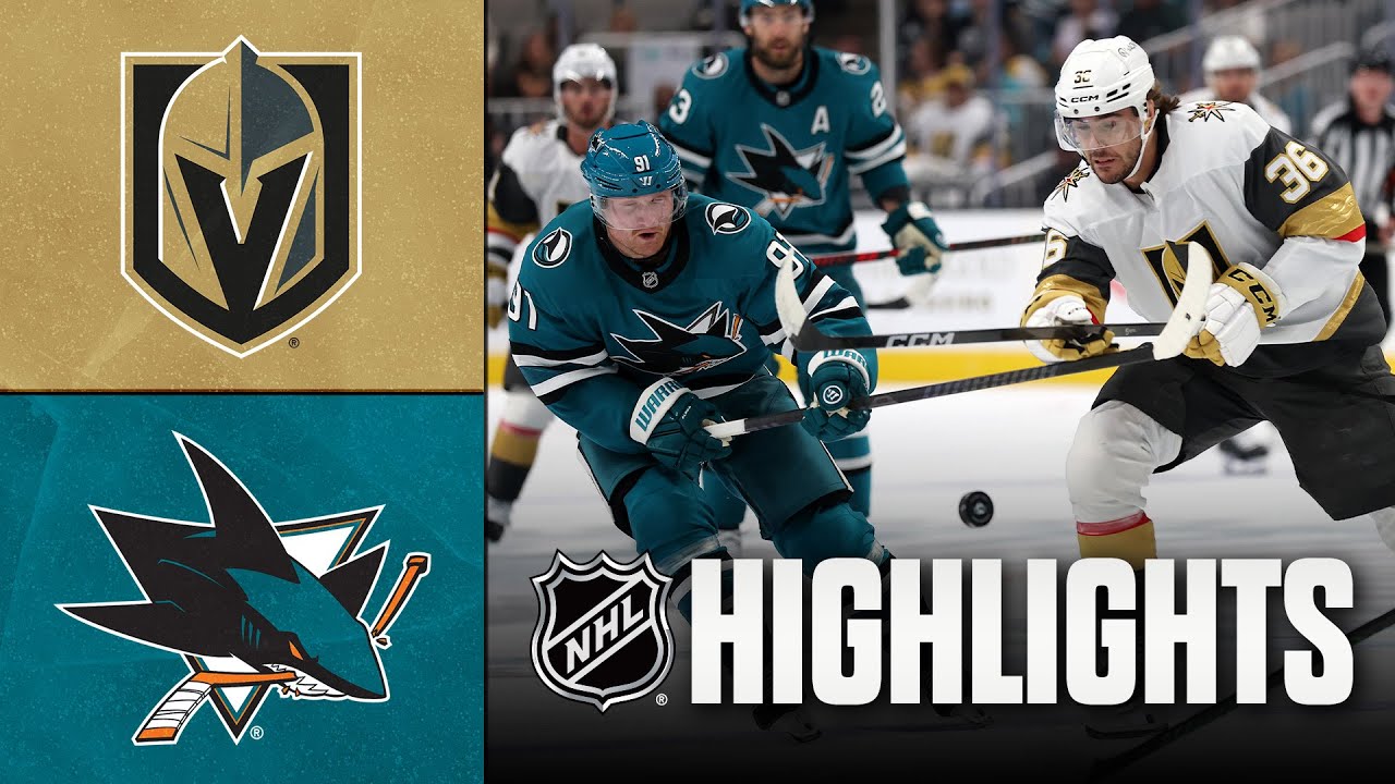 NHL Preseason Highlights | Golden Knights vs. Sharks | September 26, 2025