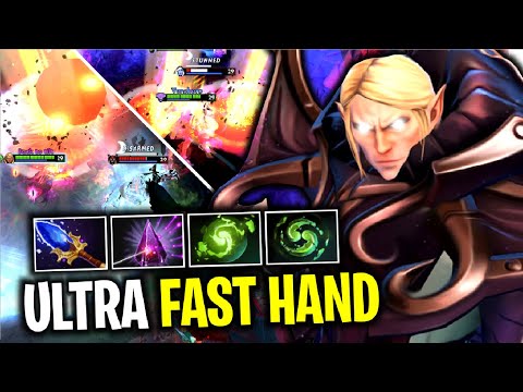 ULTRA FAST HAND - MULTIPLE SPELL INVOKER SEER STONE + REFRESHER 7.26 | Dota 2