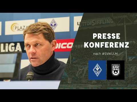 3rd League | Matchday 23 | SV Waldhof - SSV Ulm | Post-match press conference