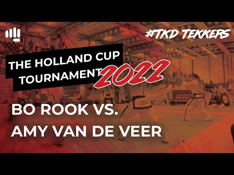 Bo Rook v Amy Van De Veer - The Holland Cup 2022 #TKD
