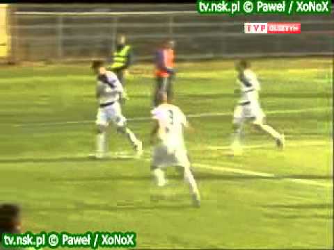 tv.nsk.pl 2012-05-12 Olimpia Elbląg - Ruch Radzionków 1-2 (0-0) bramki relacja