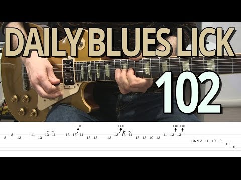 Daily Blues Lick 102 - How to play Sweet Little Angel by BB King