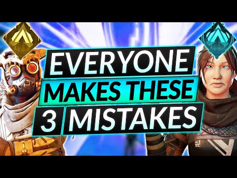 3 Most Common Mistakes EVERYONE MAKES in Apex Legends - Rank Up FAST Guide