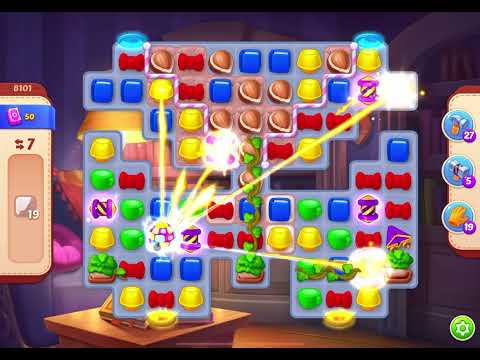 HomeScapes Level 8101 no boosters (18 moves)