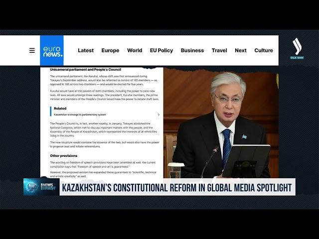 Kazakhstan’s constitutional reform in global media spotlight