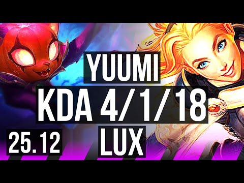 YUUMI & Jinx vs LUX & Lucian (SUP) | 4/1/18 | EUW Master | 25.12