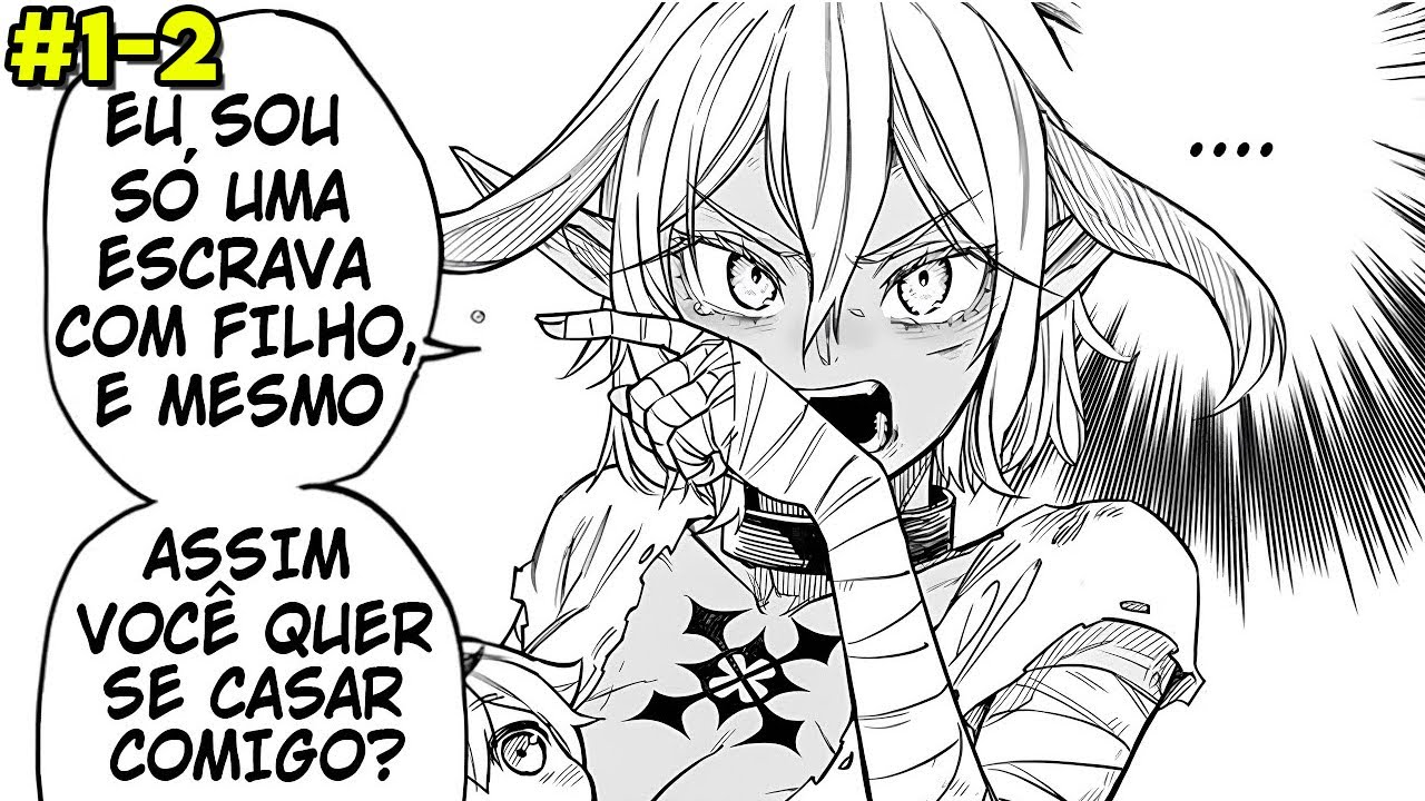|1-2| ELE SE CASOU COM UMA ESCRAVA COM FILHO QUE FOI HUMILHADA POR TODOS|MANGA RECAP DUNGEON MASTER