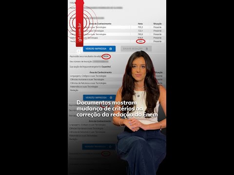 EXCLUSIVO: Documentos mostram que correção da redação do Enem 2025 seguiu 'regras' diferentes