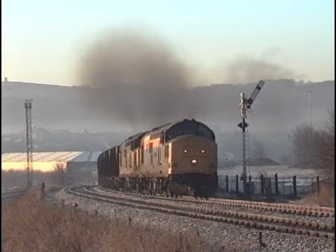 37185+37518+37071 Buxton 7F48 0803 Tunstead - Oakleigh Sdgs 26 January 1997