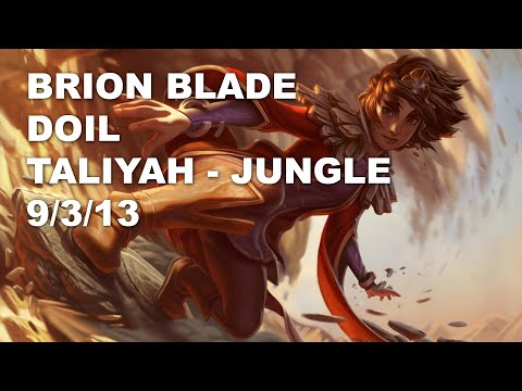 BRION BLADE Doil Jungle Taliyah vs Ekko - KR Challenger Patch 10.8