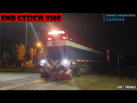 🚂 Tren del BCyL con la 9100 nocturno por San Lorenzo 🌙