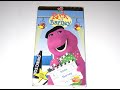 Opening Closing To Rock With Barney 1996 VHS