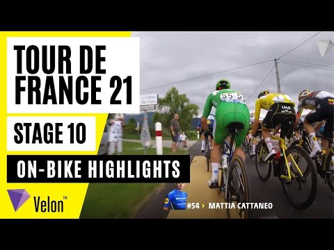 Tour de France 2021: Stage 10 On-Bike Highlights