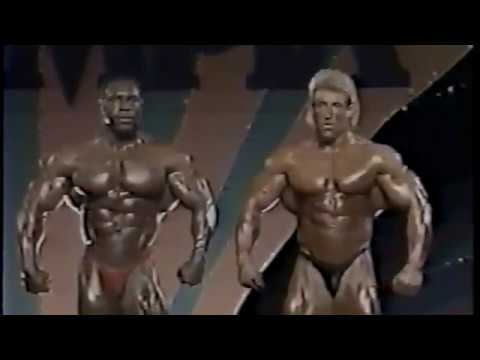 Lee Haney's final  Mr Olympia1991 vs Dorian Yates (LeeHaney's 8th title)