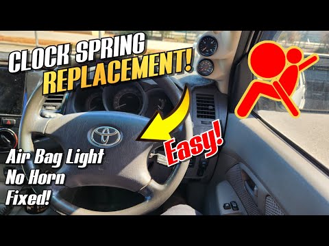 How To Change A Clock Spring - Toyota | Symptoms Of A Bad Clock Spring