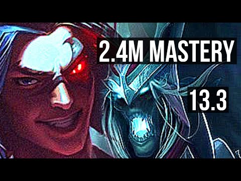 KAYN vs KARTHUS (JNG) | 12/1/6, 2.4M mastery, Legendary, 900+ games | EUW Challenger | 13.3