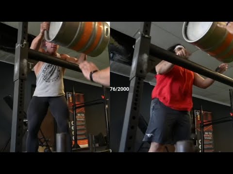 Esfand Pukes After Beating Knut in This Strong Man Competition