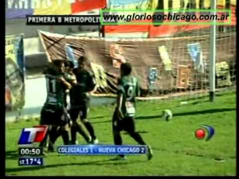 Cole 1- Chicago 2 goles de Escudero y Scifo / Fecha 19 1ºB  2010/11´