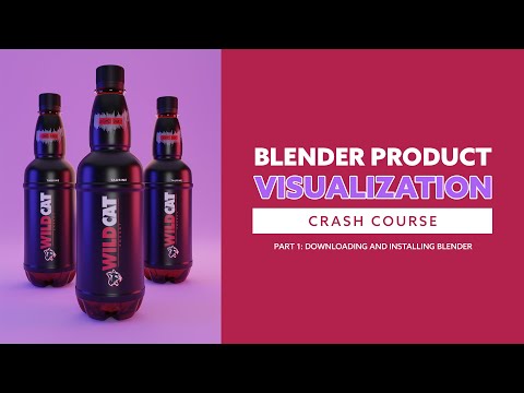Blender Product Visualization - PART: 1 Downloading and installing Blender