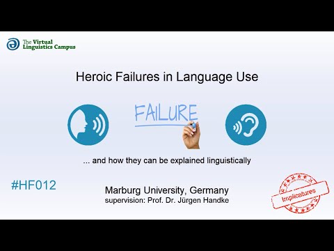 HF012 - Linguistic Failures: Implicatures